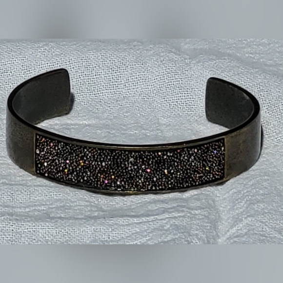 Touchstone Crystal Cuff Bracelet with Box - Picture 1 of 12